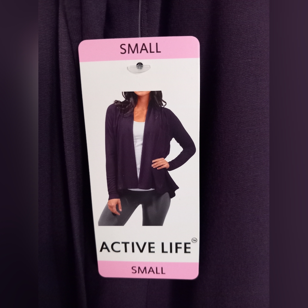 Eggplant cardigan